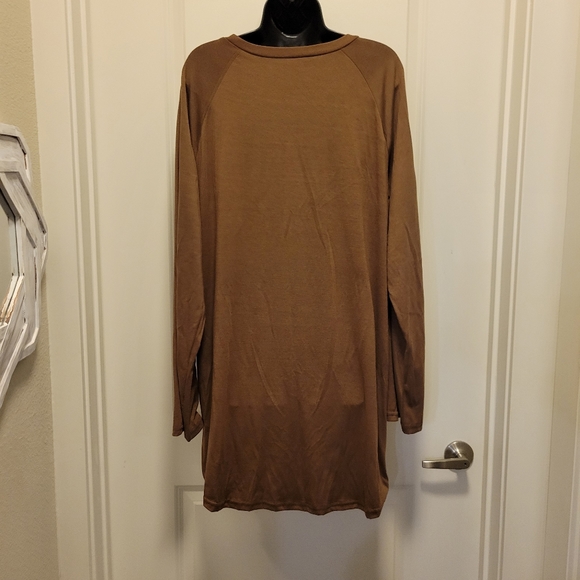 Brown Boutique Sunflower Hope Faith Love Dress - Picture 3 of 5